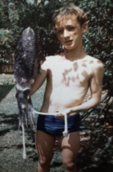 Super Hero "Squidly the Squid Boy" and His Loyal Cuttlefish Sidekick "Petey" 1968
